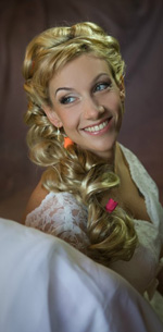 Свадебный макияж, фото невесты, авторская работа визажиста Елены Кораблёвой