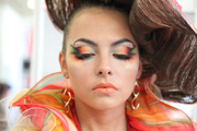 Креативный макияж фото от мастера по причёскам Елены Кораблёвой